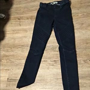 Dark blue skinny jeans